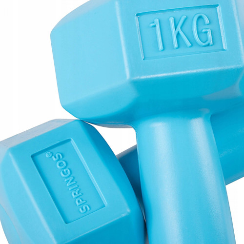 Гантель  Springos Hex 2 x 1 кг FA1030 - фото №2